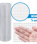 23 Gauge Galvanized Hardware Cloth With Quarter Inch Mesh 2 Feet By 25 Feet Rustproof Durable Fencing Wire roll