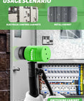 Hydraulic Knockout Punch Driver Kit 1/2 To 2 Inch Conduit Hole Cutter Set With 360 Degree Head used in electrical cabinet