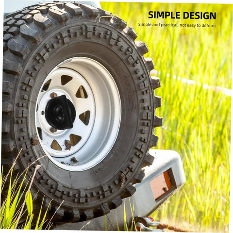 Spare Tire Bolt Retainer Clamp For Trailer And Car, Hold Down Bolt Keeps Spare Wheel Stable, Easy Install, Sturdy Material visible on tire