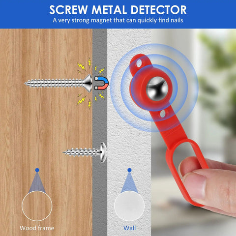 Heavy Duty Solid Gear Magnetic Stud Finder With 27 Lbs Pull Power To Snag Nails And Screws In Drywall Or Tile No Sweat Required Pocket Size Wall Tracker For Weekend Warriors