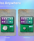 Rainbow Finish Handy Pocket Size Scale 500G By 0.01G with tare, six units, weighing powder and jewelry, backlit LCD display