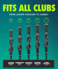 Snap On Golf Grip Trainer For Left And Right Handed Golfers Instantly Fix Slices And Hooks Improve Swing Technique display