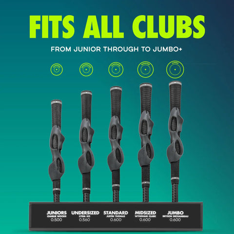Snap On Golf Grip Trainer For Left And Right Handed Golfers Instantly Fix Slices And Hooks Improve Swing Technique display