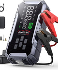Turbo Boost Eight In One Car Jump Starter With Air Compressor And Power Bank, 7000A Jump Starter, 160 PSI Tire Inflator, Digital Display