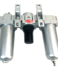 Heavy Duty Three Quarter Inch FRL Air Control Unit With Manual Drain, 0.05 Micron Filter, Regulator, Lubricator