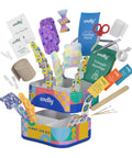 Comprehensive First Aid Kit With 240 Pieces For Grab And Go Home Car Or Travel FSA Eligible Adhesive Bandages Tape and more.