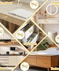 Gold Bow Cabinet Knob Set For Dresser And Cabinets, 6 Pack Drawer Pulls With Screws in various home settings