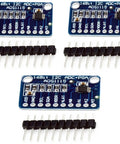 Three Four Channel I2C ADC Modules With Programmable Gain Amplifier for Arduino, Raspberry Pi, and Industrial Apps, 16 Bit Resolution