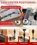 Professional 18 Piece Countersink Drill Bit Set Featuring Hex Shank Screwdriver Bits And Precision Depth Stop Collars for accurate center positioning.