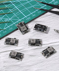 Six Pack 5V Buck Converter Modules Set 5V 30V To 5V DC DC Regulator Board MP1584EN 3A Adjustable Power Supply DIY view
