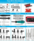 Beefy RC Car Repair Stand With 1100 Piece Screw Kit And Vehicle Scale Accessories overview and tool details.