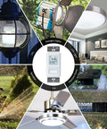 7 Day Programmable In Wall Timer Switch With Sunrise Sunset Auto On Off For Lights And Fans Custom Schedules Neutral Wire Required