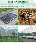 1000 Pack 3/8 Inch Galvanized Hog Rings Assortment Kit For Upholstery And Furniture Use in various applications like pet cages and fencing.