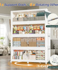 Front view of Big Ol 960 Quart Extra Large Stackable Storage Bins With Lid 4 Tier 240 Gallon Plastic Closet Organizer With Wheels And Clear Doors For Home Kitchen And Office White 4 Pack showcasing contents