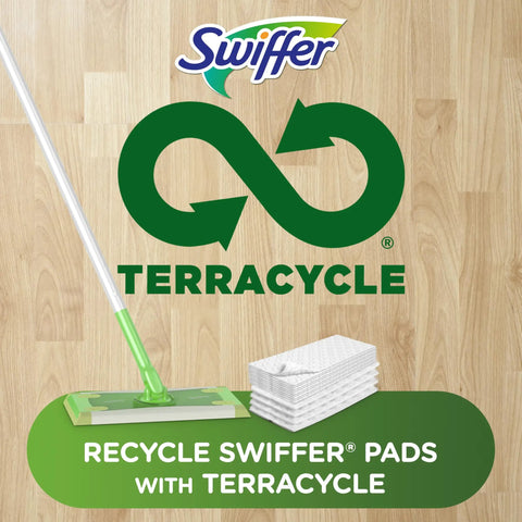 Heavy Duty Dry Sweeping Cloths 40 Pack Loaded With 3D Grip Fibers That Chase Down Grit And Debris Across Hardwood Tile And Vinyl Floors Easy Peel Toss Routine Guarantees A Sparkling Fresh Finish on a wood floor.