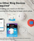 Smart Smoke And Carbon Monoxide Detector With Ring App Real Time Alerts Wire Free Interconnect AA Battery Powered