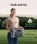 Total Game Changer Portable Extra Battery Packing 1700Wh Capacity And Expands Stations Up To 4730Wh, lightweight with easy-to-carry handles.