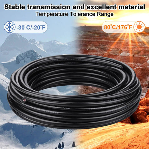 14 Gauge 2 Conductor Electrical Wire 14AWG Oxygen Free Copper Cable With Tough PVC Jacket for outdoor low voltage lighting