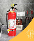 ABC Dry Chemical Fire Extinguisher 5 Lb For Home Office And Car 2-A:10-B:C Rated on kitchen counter