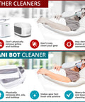 Ultrasonic Sleep Gear Cleaner With A 3 Liter Tank Delivers Deep Clean And Top Notch Dirt Removal By Eliminating Dirt Oils And Buildup From Every Layer And Crevice Patented Tech For Bedding Pads And Sleep Gear At Home, white countertop unit