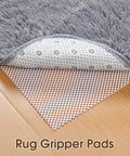 Top Shelf Nonslip Shelf Liner For Kitchen Cabinets And Drawers, White Non Adhesive Mat, Slick Anti Shift Grip, No Fuss Pantry Organizer, Game Changer Home Storage, 12 X 120 Inches displayed under gray rug.