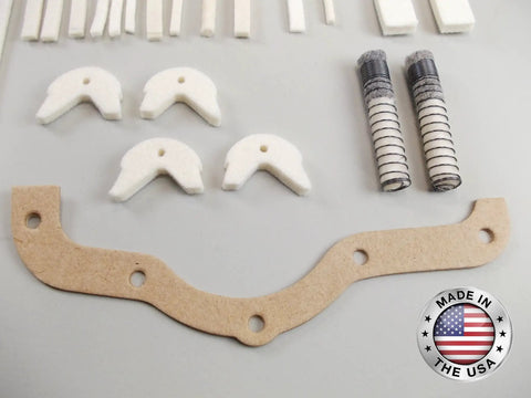 Heavy Duty Lathe Rebuild Kit For Model 10L And 10R With All Consumables Including Felt Wicks Gaskets Wipers Spindle Capillary Oilers