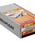 Heavy Duty Roofing Hardware Premium White Gutter Screws For Wood Trim And Fascia Planks Five By Seven Inches packaging.