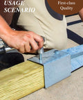 Heavy Duty 5/16 Inch Lag Screws With Flat Washers, 1-1/2 Inch Length, Hex Head, 304 Stainless Steel 18-8, Hex Socket Wood Fasteners in use