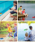 4 Pack Remote Control Boats For Kids And Adults, Totally Fast High Speed 2.4G RC Boat Reaching 10 Km Per Hour in action