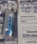 TG1 Anti Corrosion And Anti Seize Lubricant For Marine Rigging And Sailboat Hardware packaging with application instructions.