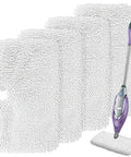 Replacement Steam Mop Pads 4 Pack Standard 13 X 7.5 Inch With 0.4 Inch Hook And Loop Fastener Fits Most Rectangular Mop Heads