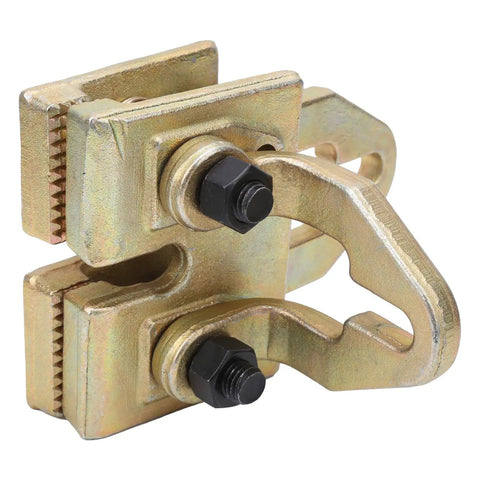Pro Grade Auto Body Repair Clamp Kit Puller For Sheet Metal Right Angle Universal Collision Panel Beating Tool For Precision Dent Pulling And Frame Straightening Heavy Duty Steel, steel clamp close-up