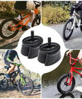Two-Pack Tough As Nails Heavy Duty Bike Inner Tubes 16x2.10/2.50 With AV32mm Schrader Valve shown with bicycles