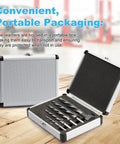 Five Piece M2 HSS Taper Chucking Reamer Drill Bit Set With 3/8 Inch, 1/2 Inch, 5/8 Inch, 3/4 Inch And 13/16 Inch Sizes in portable case
