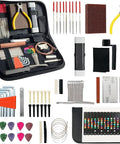 All In One 72 Pcs Guitar Tool Kit With Carry Bag For Acoustic Electric Ukulele Bass Banjo Pro Grade Repair And Maintenance Kit