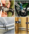 Beefy 24 Piece 1 Inch Cable Clamps With Rubber Cushioned 304 Stainless Steel Build securing pipes and hoses in various settings