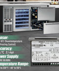 Digital Temperature Controller Replaces Dixell Xr06Cx For Commercial Freezers And Walk In Coolers 120 Volt AC Thermostat in a modern kitchen setup.