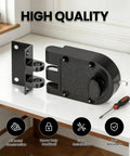Heavy Duty Single Cylinder Deadbolt Lock With Keyed Entry For Exterior Doors Built Tough Anti Pry And Anti Kick Security Door Lock Matte Black Finish Easy Install And Strong Alloy Construction