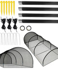 30-Foot Portable Baseball And Softball Batting Cage For Backyard Practice, Collapsible Netting With Reinforced Fiberglass Poles