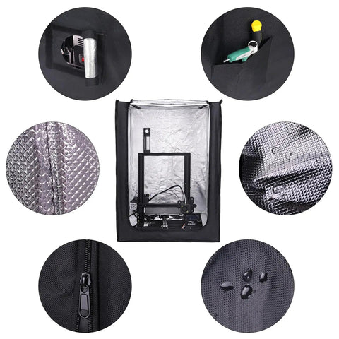 Heavy Duty 3D Printer Enclosure Cover That Keeps Your Workshop Chill And Safe With Straight Up Fireproof Dustproof Shield For Smooth Daily Prints And Stable Heat Zero Stress Guaranteed