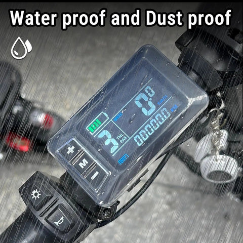 Electric Bike LCD Display Cover For G51 Panel Silicone Protective Case Waterproof And Dustproof Monitor Shield Easy No Tool Install Durable All Weather Guard For Ebikes Keeps Screen Clear Safe From Rain Dust And Scratches