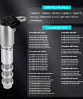 Oil Control Valve Solenoid Kit OCV For GM 2.8L 3.0L 3.6L Engines With VVT Solenoids product view with compatibility list