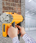 Heavy Duty Electric Wall Planer For Drywall And Plaster Scraping 4580W Motor in use on textured wall surface.