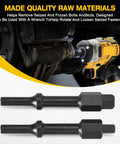 Backyard Boss Shake N Break Air Hammer Adapter for quick removal of seized nuts with 3/8 and 1/2 inch Parker shank bits.