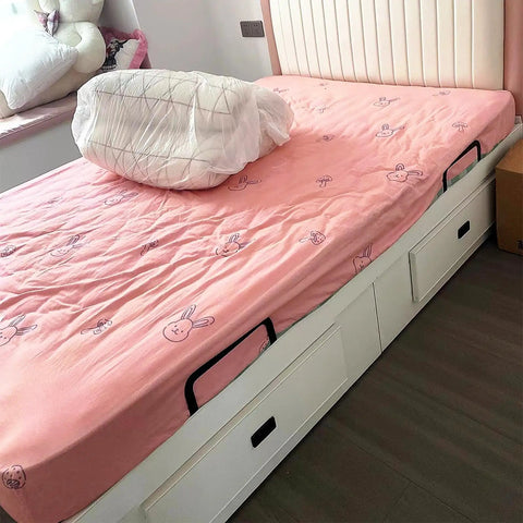 Heavy Duty Mattress Retainer Brackets To Lock Your Bedding Down On Platform Adjustable Or Rv Camper Frames Easy Install Slide Stopper Rails on bed.