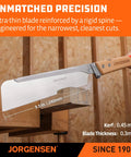 9.5 Inch Folding Dovetail Saw with Beech Wood Handle, Pro Japanese Pull Saw with SK5 Steel Blade cutting wood