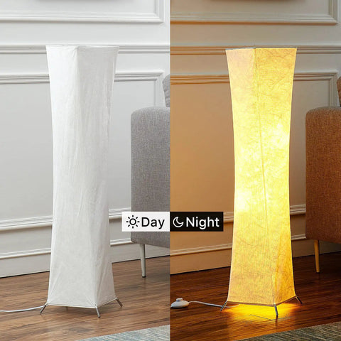 Tall 64 Inch Floor Lamp With Remote Control Dimmable In Ten Levels And Adjustable Color Temperature Two 12 Watt LED Bulbs