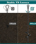 Comparison of 15-inch vs. Six Pack 30 Inch Auger Earth Shed Anchor Kit With Spiral Blade Heavy Duty Wind Stakes
