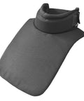 Throat Guard Gorget For HEMA Fencing, Lightweight Canvas Overlay With Air Mesh, 10mm XPE Foam Padding And Protection Plate