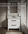 Bathroom with vanity showcasing Caxton Oval Undermount Bathroom Sink With Sleek Easy-To-Clean Design And Timeless Style For A Boss Bathroom Upgrade That Fits Traditional Or Modern Baths.